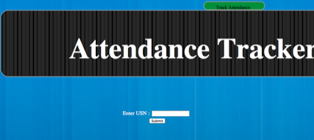 attendance tracker system