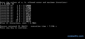 C Program For Bisection Method - Code With C