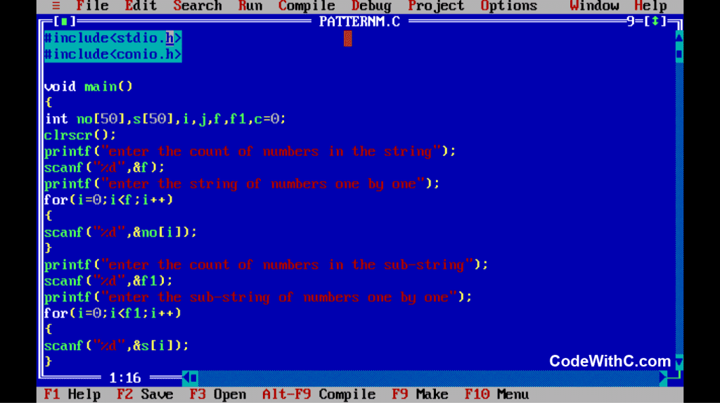 c-program-for-pattern-matching-1