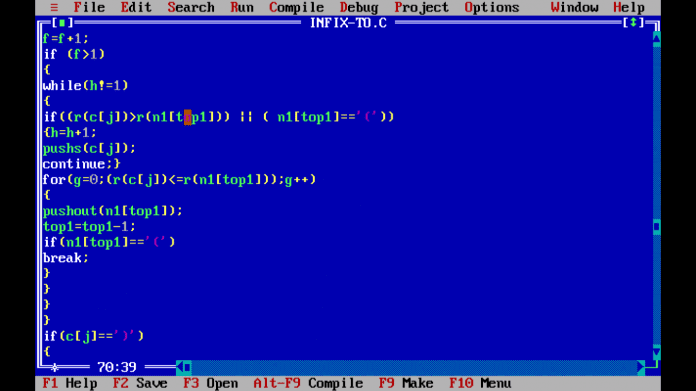 C Program: Infix Expression To A Postfix Conversion - Code With C