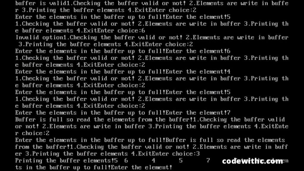 Download: C Program: Linear Buffer Usage