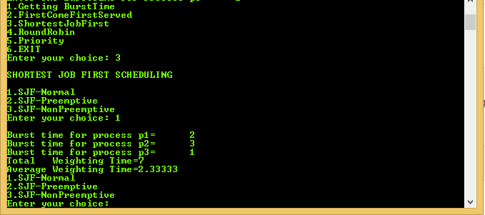 cpu scheduling program c 5 CPU Scheduling Program in C++