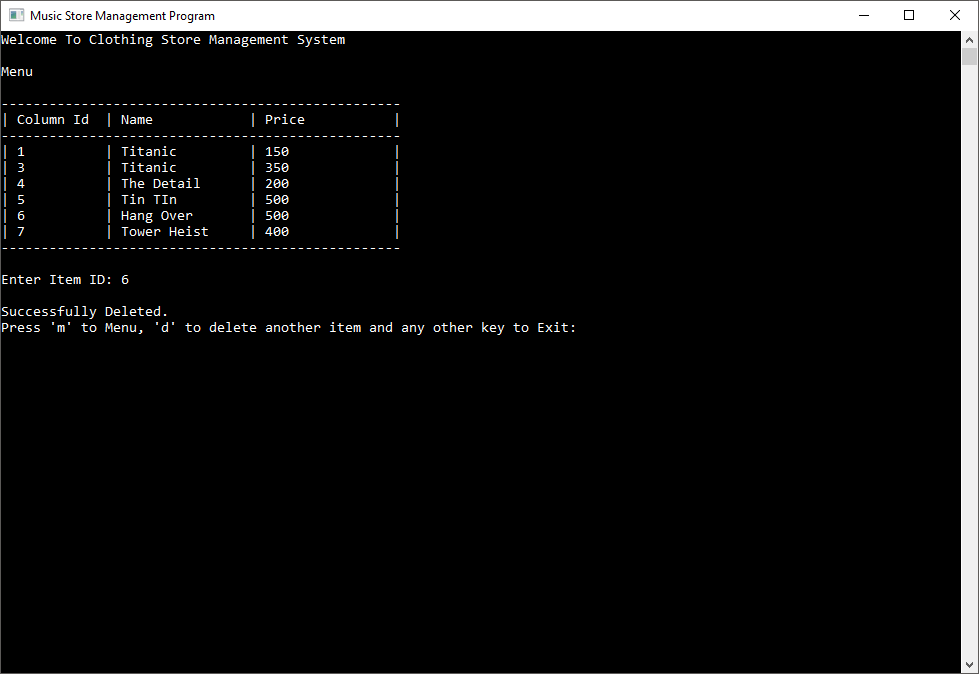 Movie Ticket Booking software in C++ with MySQL