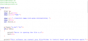 Folder Protection Software In C Programming - Code With C