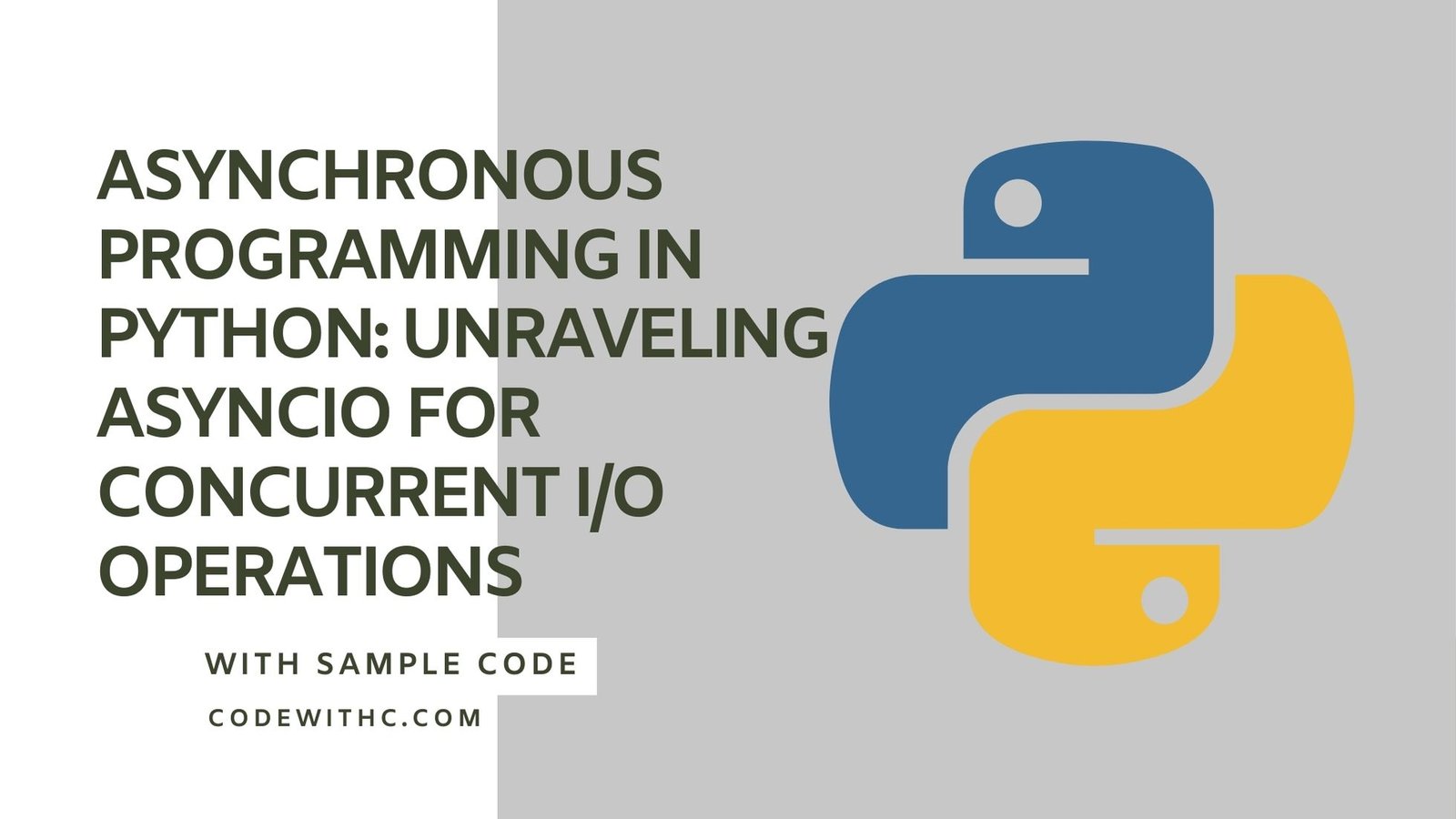 Asynchronous Programming in Python: Unraveling Asyncio for Concurrent I/O Operations