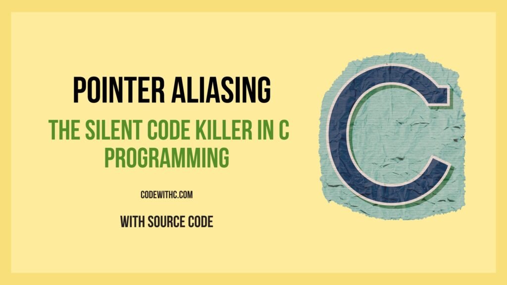 Pointer Aliasing: The Silent Code Killer In C Programming - Code With C