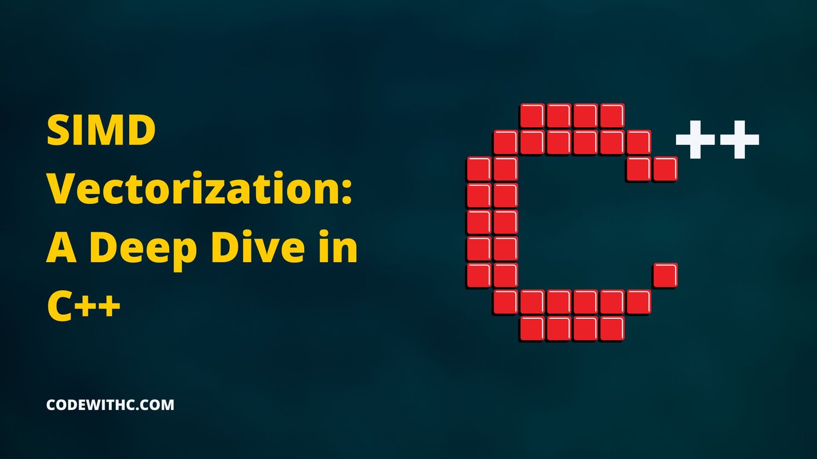 SIMD Vectorization A Deep Dive in C++