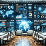 programming languages like Python, JavaScript, Java, and Go. There are graphics